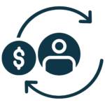 money and person icon image